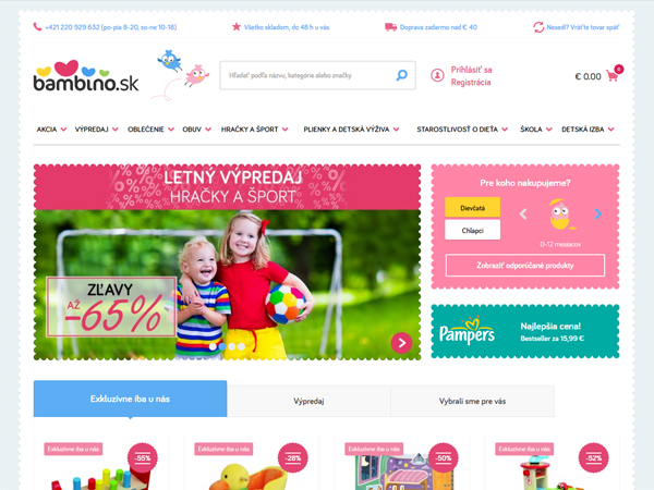 Bambino.sk - recenzia a skúsenosti zákazníkov