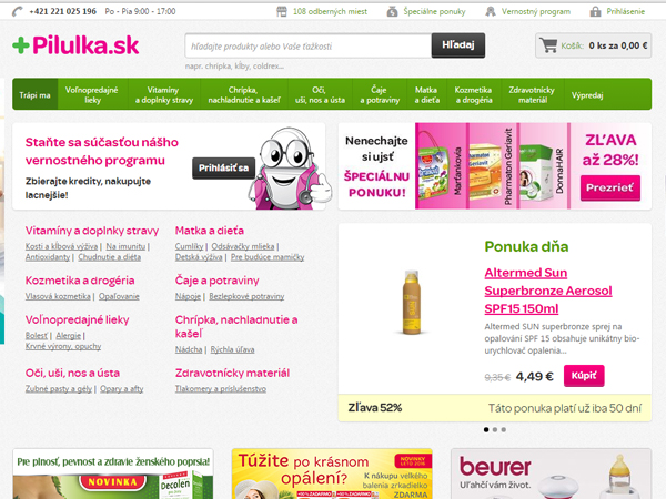 Pilulka.sk - recenzia a skúsenosti zákazníkov